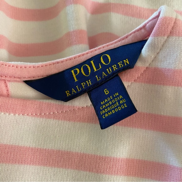 Ralph Lauren Striped Ruffled Ponte Dress - Picture 7 of 7